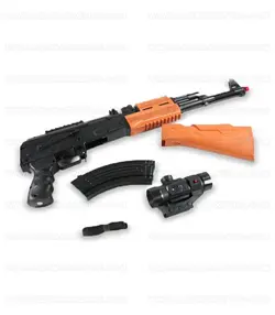 تفنگ کلاشینکف لیزردار باطری خور 82 سانتی