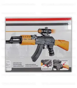 تفنگ کلاشینکف لیزردار باطری خور 82 سانتی