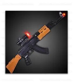 تفنگ کلاشینکف لیزردار باطری خور 82 سانتی