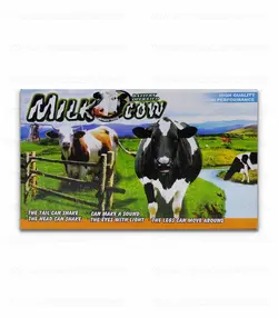 ربات گاو موزیکال و حرکتی و باطری خور