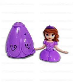 ربات پرنسس موزیکال حرکتی چراغ 3D باطری خور