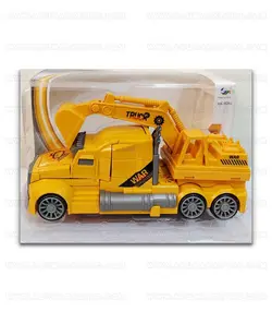 کامیون بیل مکانیکی دار تبدیل شو به ربات