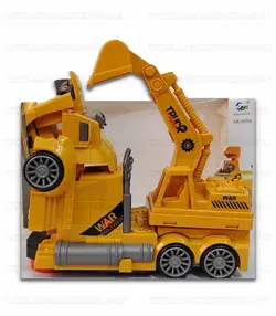 کامیون بیل مکانیکی دار تبدیل شو به ربات