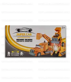 کامیون بیل مکانیکی دار تبدیل شو به ربات