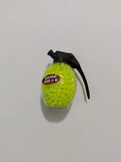 ساچمه پلاستیکی ۶ میل 800 عددی قوطی نارنجکی