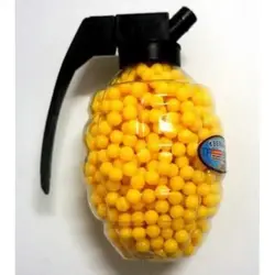 ساچمه پلاستیکی ۶ میل 800 عددی قوطی نارنجکی