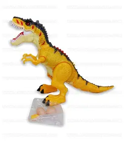 ربات دایناسور تیرکس بخارکن تخم گذار پروژکتوری موزیکال