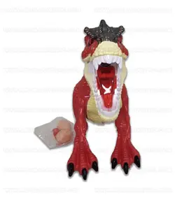 ربات دایناسور تیرکس بخارکن تخم گذار پروژکتوری موزیکال