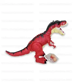 ربات دایناسور تیرکس بخارکن تخم گذار پروژکتوری موزیکال