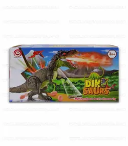 ربات دایناسور تیرکس بخارکن تخم گذار پروژکتوری موزیکال