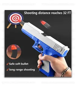 کلت پوکه پران تیر اسفنجی خفه کن دار خفن