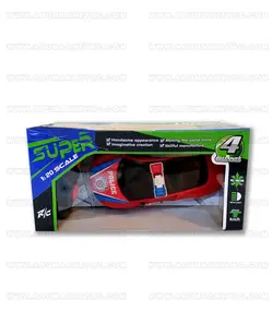ماشین پلیس کنترلی شارژی چراغ 3D رنگی سرعتی
