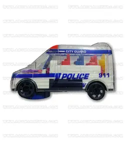 ماشین ون پلیس و آمبولانس چرخ دنده ای نشکن آژیر زن