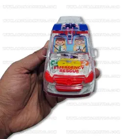 ماشین ون پلیس و آمبولانس چرخ دنده ای نشکن آژیر زن