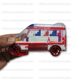 ماشین ون پلیس و آمبولانس چرخ دنده ای نشکن آژیر زن