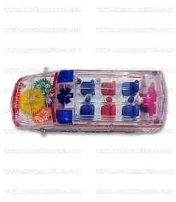 ماشین ون پلیس و آمبولانس چرخ دنده ای نشکن آژیر زن