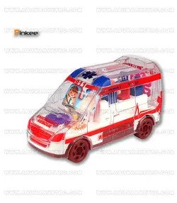 ماشین ون پلیس و آمبولانس چرخ دنده ای نشکن آژیر زن