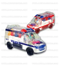 ماشین ون پلیس و آمبولانس چرخ دنده ای نشکن آژیر زن