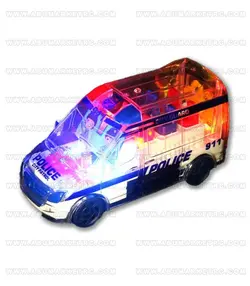 ماشین ون پلیس و آمبولانس چرخ دنده ای نشکن آژیر زن