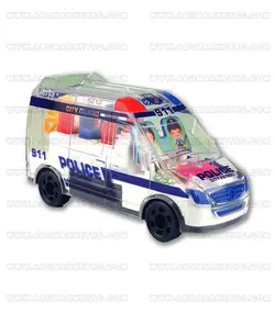 ماشین ون پلیس و آمبولانس چرخ دنده ای نشکن آژیر زن