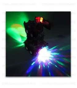 تانک نفربر تبدیل شو به ربات صدا و چراغ دار باطری خور