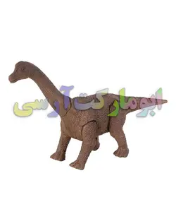 ربات دایناسور گردن دراز حرکتی صدادار کنترلی باطری خور 26 سانتی