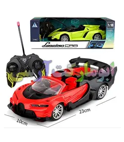 ماشین کنترلی بوگاتی کروک باطری خور چراغ دار 23 سانتی