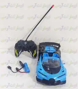 ماشین کنترلی بوگاتی کروک باطری خور چراغ دار 23 سانتی