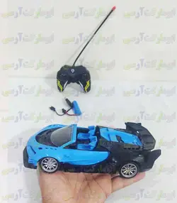 ماشین کنترلی بوگاتی کروک باطری خور چراغ دار 23 سانتی