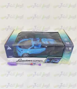 ماشین کنترلی بوگاتی کروک باطری خور چراغ دار 23 سانتی