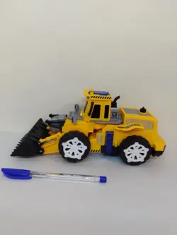 بولدوزر تبدیل شو به ربات موزیکال و صدادار ترنسفورمر