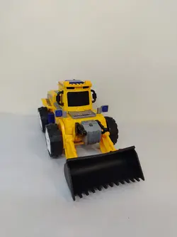 بولدوزر تبدیل شو به ربات موزیکال و صدادار ترنسفورمر