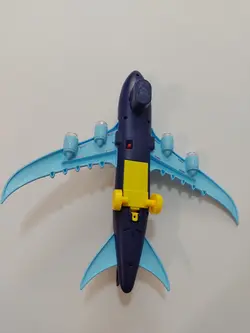 هواپیما مسافربری چرخ دنده ای نشکن موزیکال،چراغ دار و باتری ای