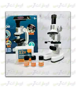 میکروسکوپ اپتیکال 1200 برابر زوم بهمراه تجهیزات و نگهدارنده موبایل