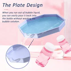 بازوکا حباب ساز رگباری 36 سوراخ باطری خور بهمراه مایع کوچک