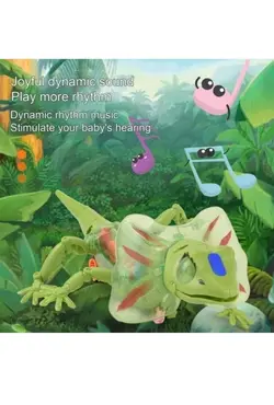 ربات مارمولک(Lizard) 36 سانتی چرخ دنده ای موزیکال و حرکتی باتری خور