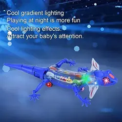 ربات مارمولک(Lizard) 36 سانتی چرخ دنده ای موزیکال و حرکتی باتری خور