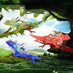 ربات مارمولک(Lizard) 36 سانتی چرخ دنده ای موزیکال و حرکتی باتری خور