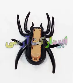 ربات عنکبوت پلاستیکی ویبره ای حرکتی کوچک باتری خور