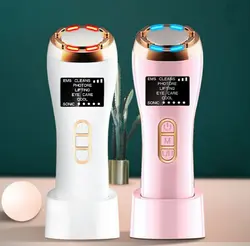 دستگاه جوانسازی اسکوم پوست صورت فوتون تراپی 7ln1 EMS Cold Hot