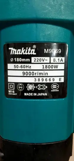 سنگ فرز دیمر دار 1800 وات ماکیتا مدل 9069