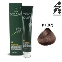 رنگ مو پیکارو شماره P7(07) حجم 120 میلی لیتر رنگ تافی