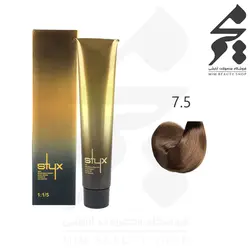 رنگ مو استايکس styx شماره 7.5 حجم 100 میلی لیتر رنگ بلوط