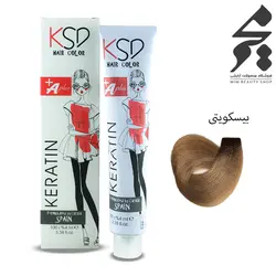 رنگ مو کی اس دی حجم 100 میلی لیتر رنگ بیسکویتی