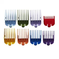 ست شانه رنگی ماشین اصلاح وال پک 8 عددی Wahl 8-Pack Color-Coded Cutting Guides