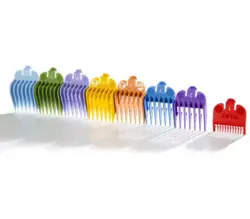 ست شانه رنگی ماشین اصلاح وال پک 8 عددی Wahl 8-Pack Color-Coded Cutting Guides