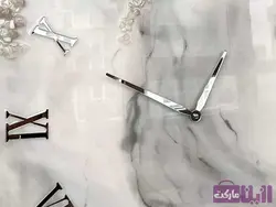 ساعت دیواری رزینی طرح سنگ کد C125 - فروشگاه رزین مارکت