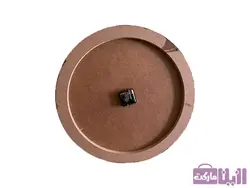 ساعت دیواری رزینی طرح دریا(صورتی) کد C1212 - فروشگاه رزین مارکت