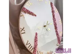 ساعت رزینی طرح گلبرگ - فروشگاه رزین مارکت