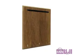 جا‌کلیدی چوبی دیواری کد C-01 - فروشگاه رزین مارکت